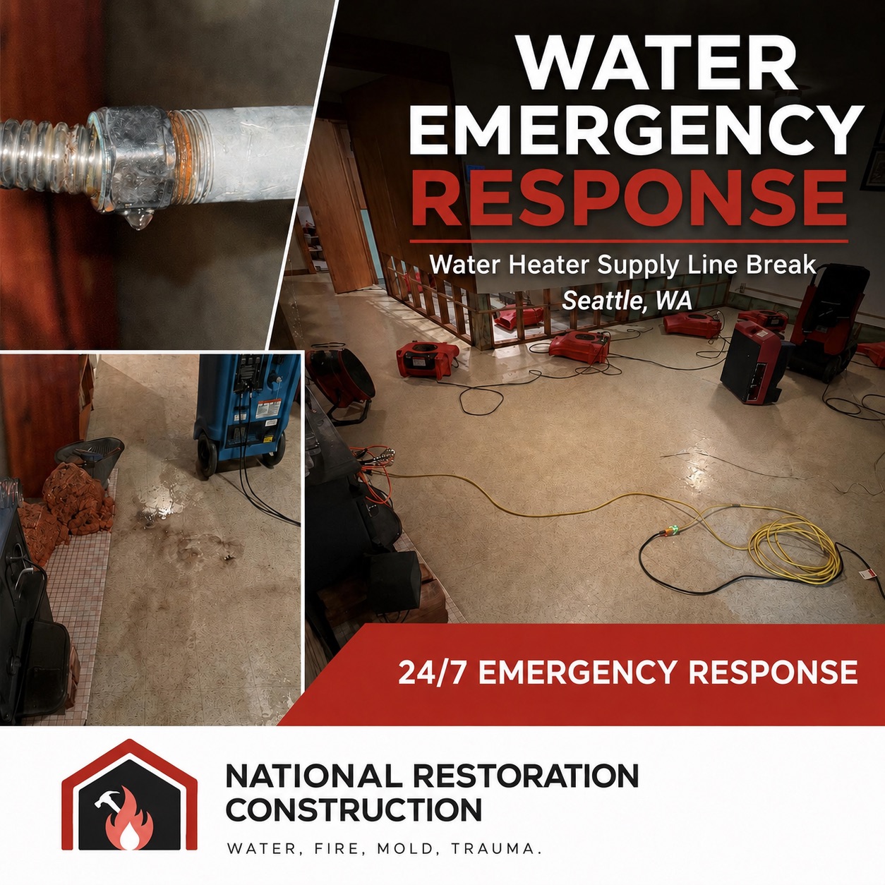 National Restoration Construction — recent Federal Way restoration job