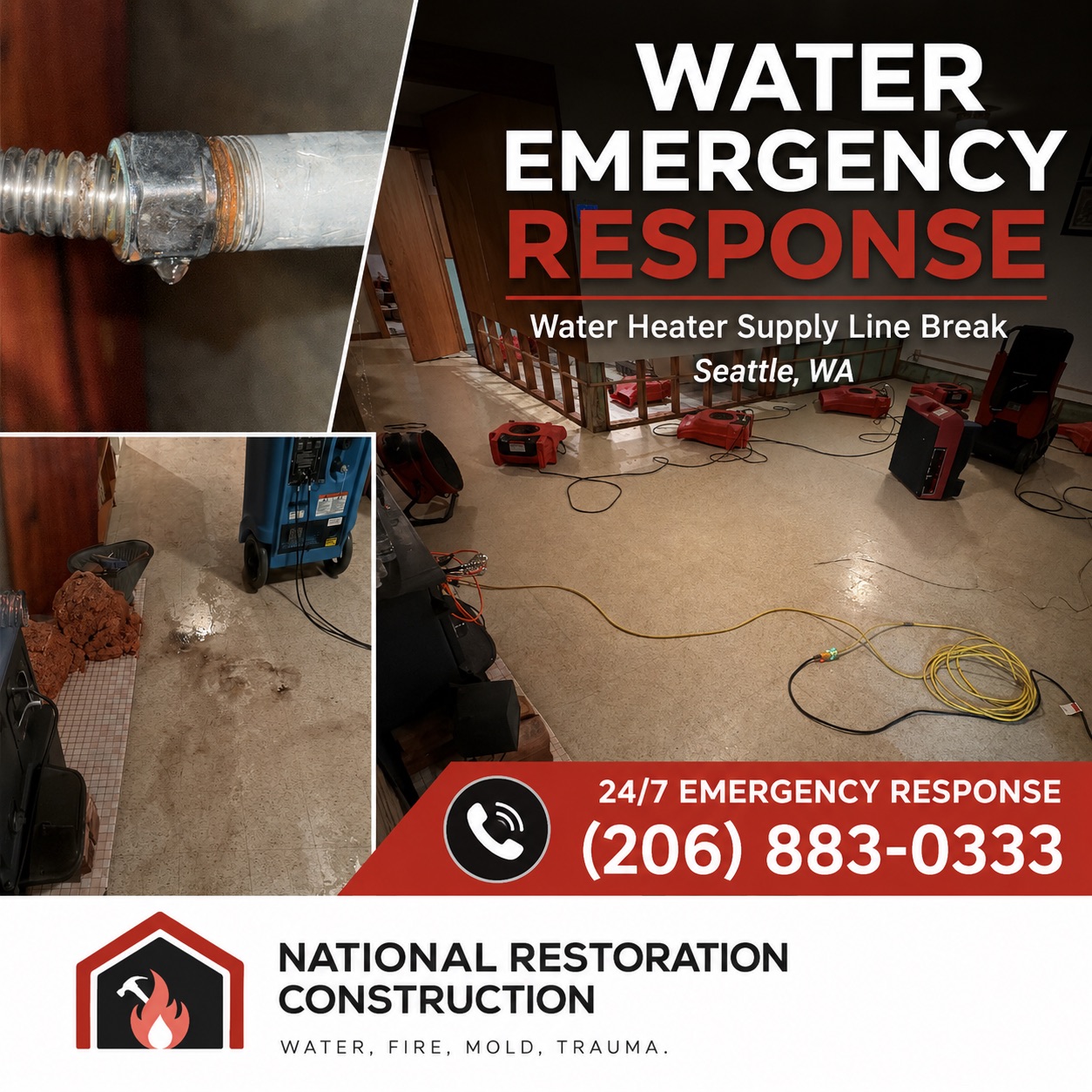 National Restoration Construction — recent Federal Way restoration job