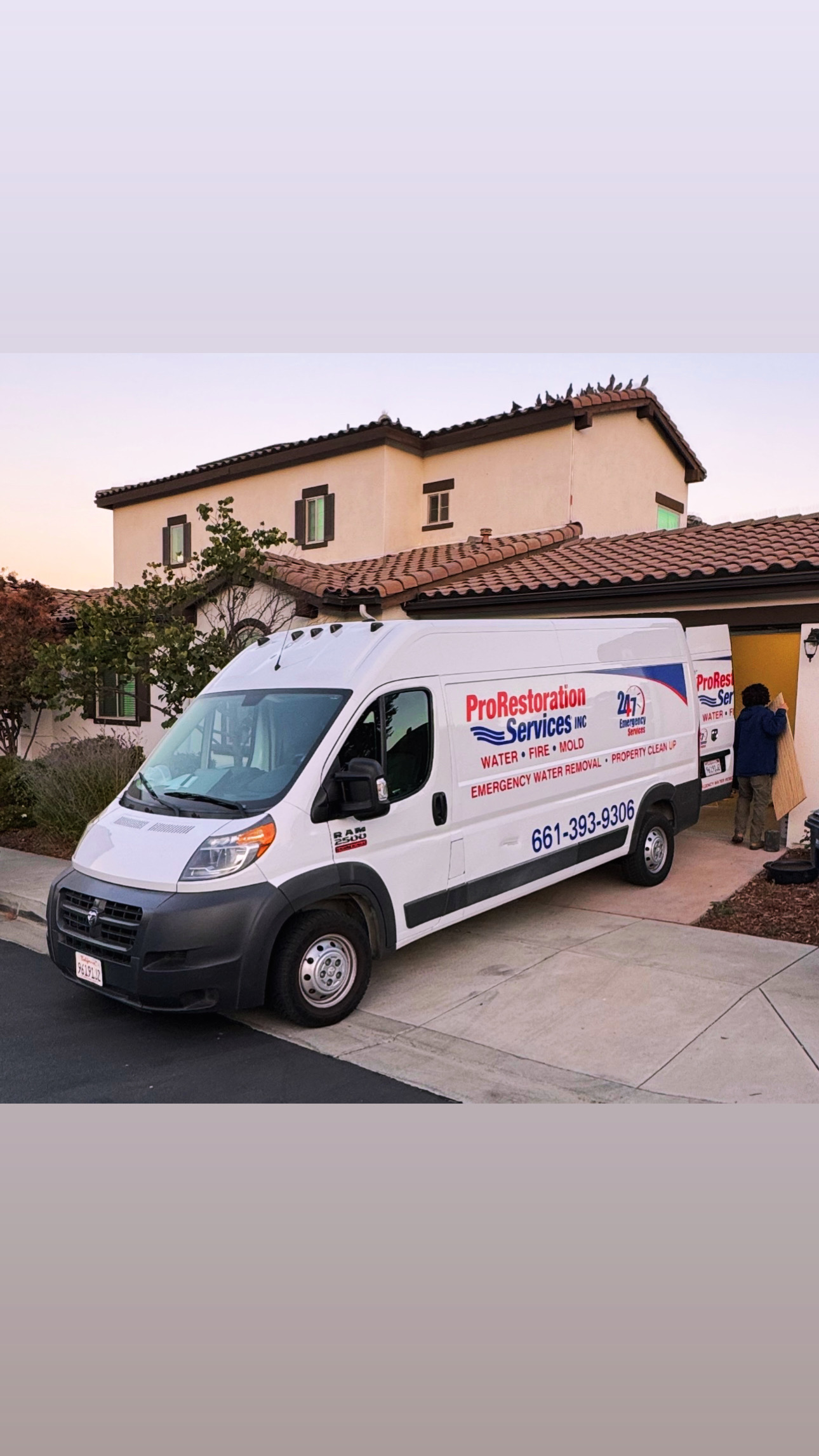 ProRestoration Services — recent Bakersfield restoration job